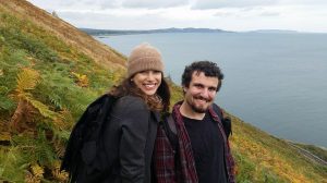 So green is the color of Ireland after all! Mariah and her friend Dante hiked along the shores of Ireland.  