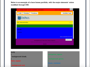 http://condor.depaul.edu/writing/pdf/DigicationCustomCSSGuide.pdf Part of "Customize Your CSS in Digicaiton" Published by the UCWbL