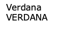 Example of Verdana font in capital letters and lowercase. Verdana is a sans-serif font.